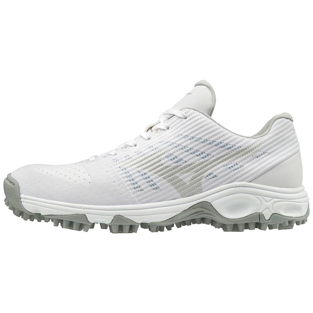 Tenis Baseball Mizuno Ambition All Surface Baixo Turf - Homem - Branco - LMHSX6037